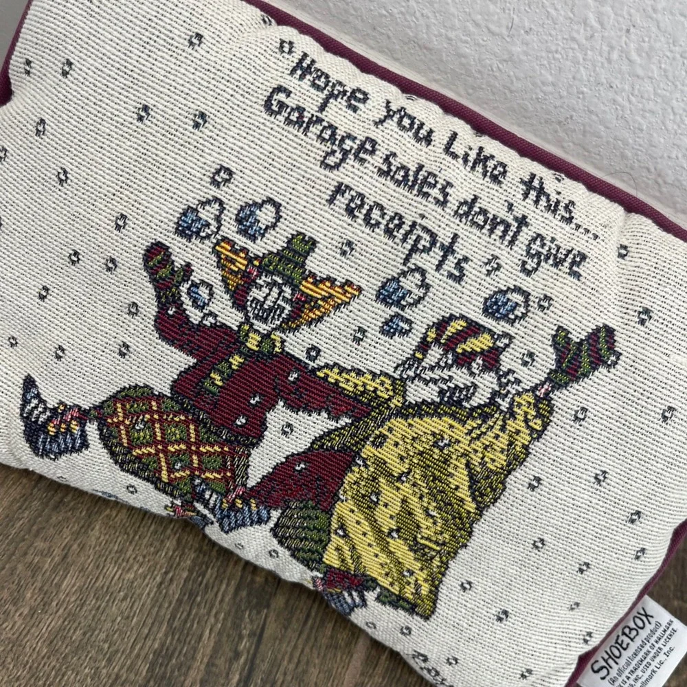 Shoebox Hallmark Pillow 